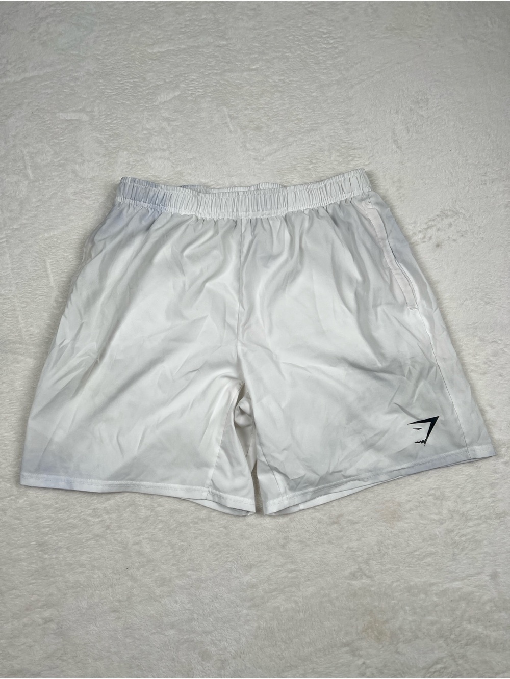 Gymshark Arrival 7” Shorts White Size L Athletic Training